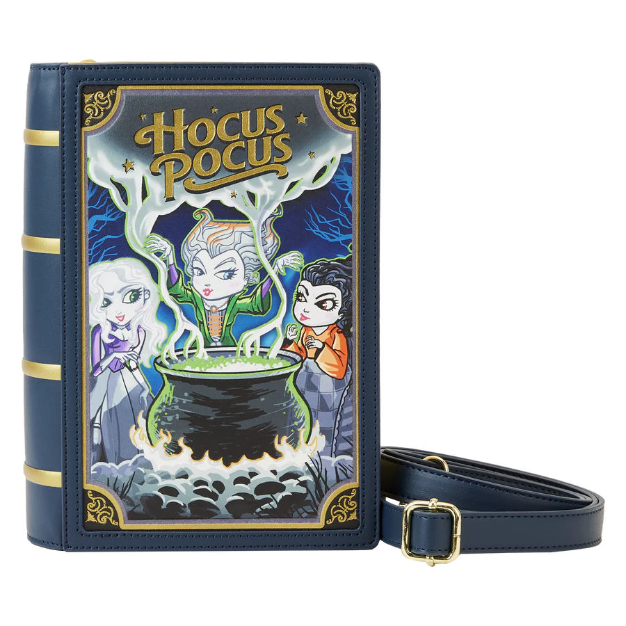 Loungefly Disney Hocus Pocus Book Crossbody Bag - Leo's Treasure Box