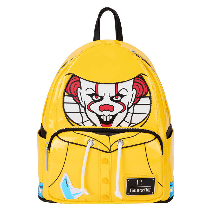 it chapter two you'll float too mini backpack IT Pennywise Raincoat Cosplay Glow Mini Backpack
