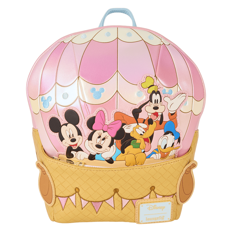 Mickey & Friends Hot Air Balloon Figural Mini Backpack
