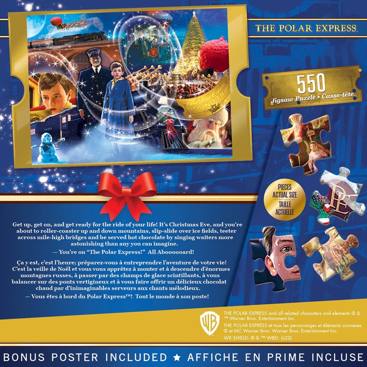 The Polar Express - Christmas 550 Piece Puzzle - Leo's Treasure Box
