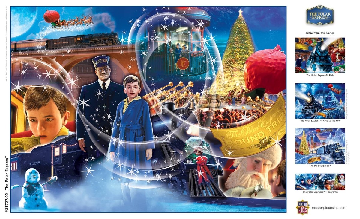 The Polar Express - Christmas 550 Piece Puzzle - Leo's Treasure Box