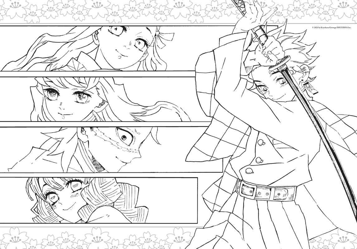 Demon Slayer: Kimetsu no Yaiba: The Official Coloring Book by Simon & Schuster
