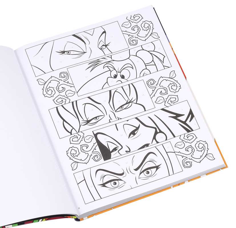 Disney Villains Color-by-Number by Editors of Thunder Bay Press Simon & Schuster