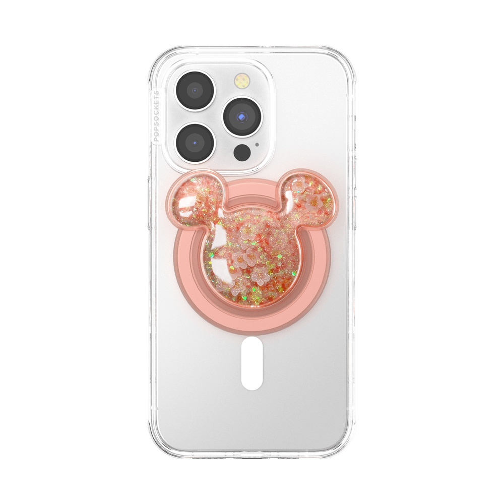 PopSockets MagSafe Phone Grip - Mickey Mouse Peach Daisy - Leo's Treasure Box