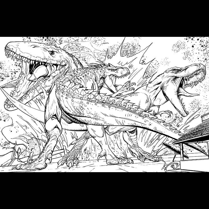 Jurassic World: The Official Coloring Book