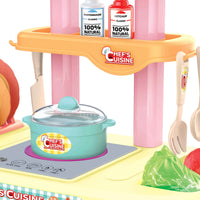 28 Piece Chefs Cuisine Kids Kitchen Playset