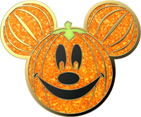 PopSockets Enamel Glitter Mickey Pumpkin - Leo's Treasure Box
