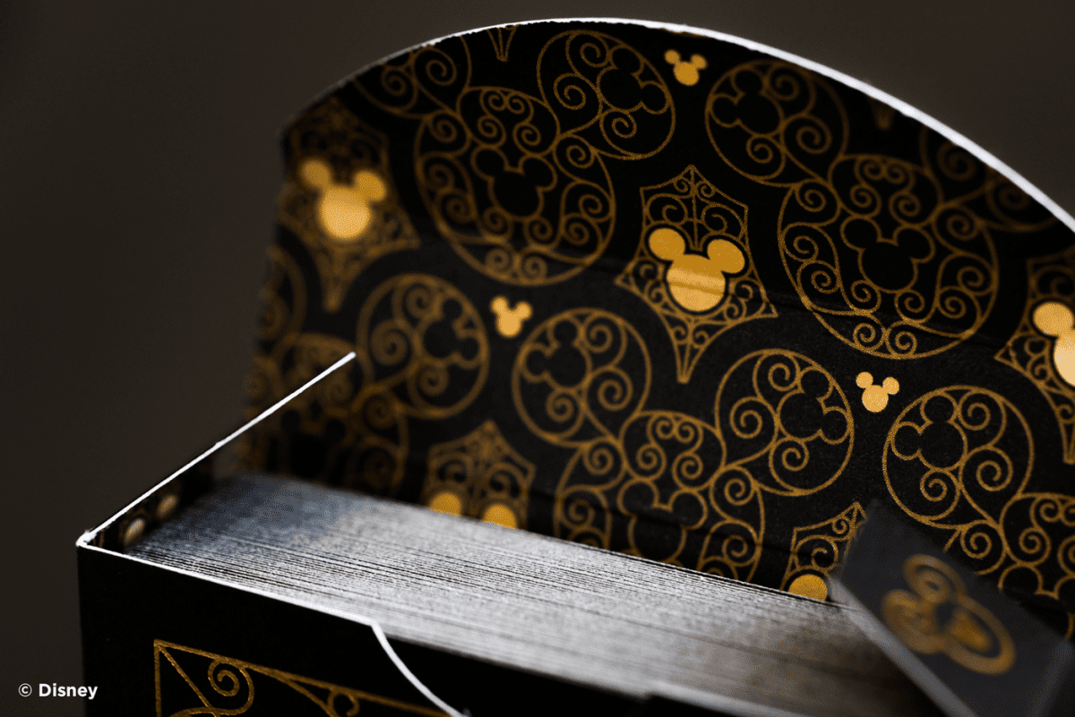 Bicycle Disney Mickey Mouse Black And Gold Playing Cards - Leo's Treasure Box