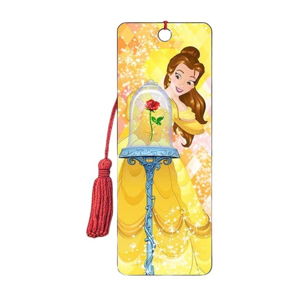 3D Disney Bookmark - Belle Rose - Leo's Treasure Box