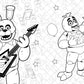 Five Nights At Freddy's Coloring Book