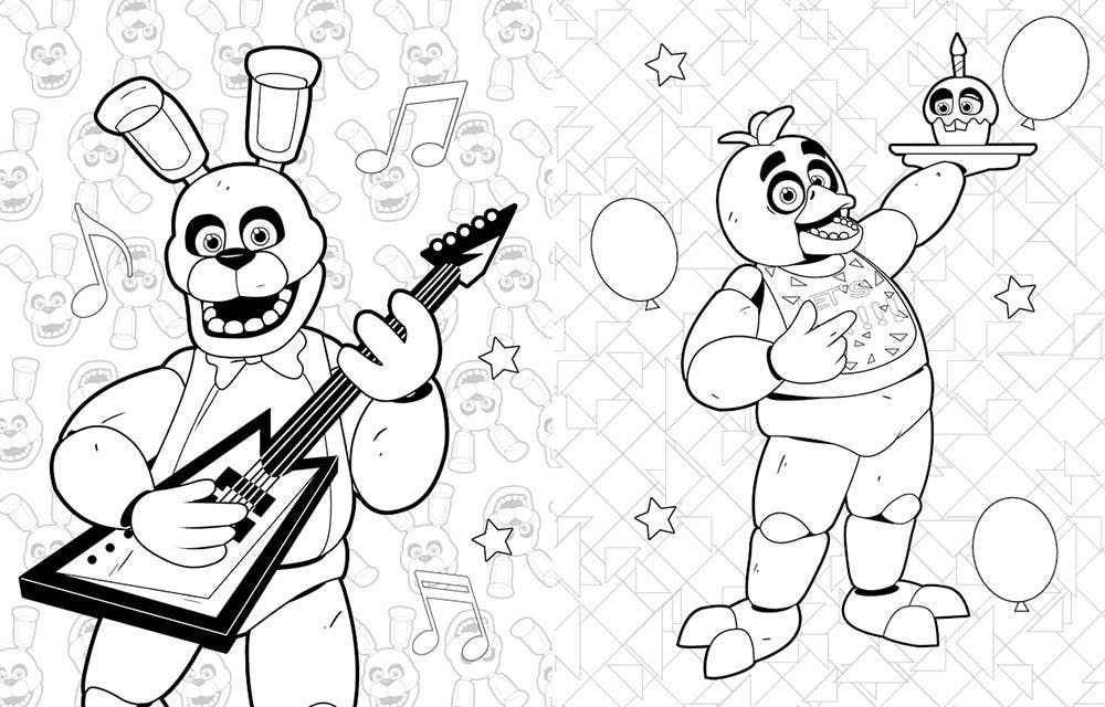Five Nights At Freddy's Coloring Book