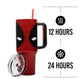 Deadpool 40 oz. tumbler with straw – stainless drinkware for Marvel fans