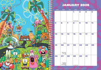 SpongeBob SquarePants 12-Month 2025 Planner Calendar by Viacom International, Inc.