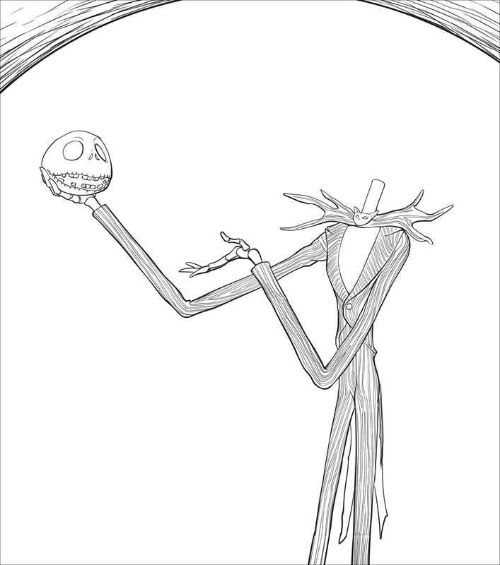 Disney Tim Burton's The Nightmare Before Christmas Glow-in-the-Dark Coloring Book by Editors of Thunder Bay Press Simon & Schuster