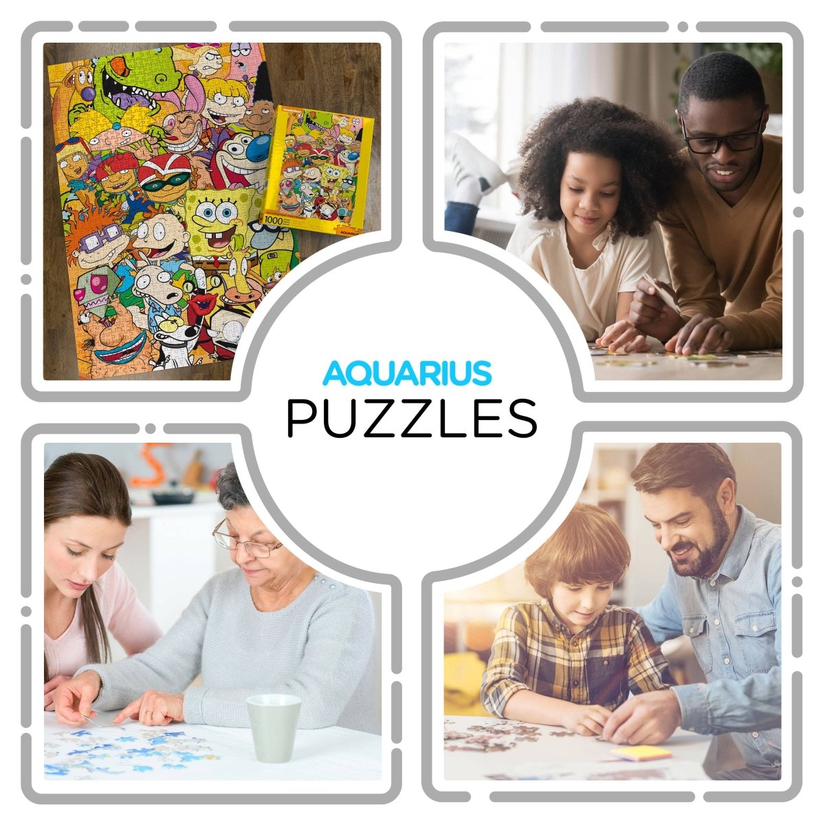 Nickelodeon Cast 1000 Piece Jigsaw Puzzle - Leo's Treasure Box