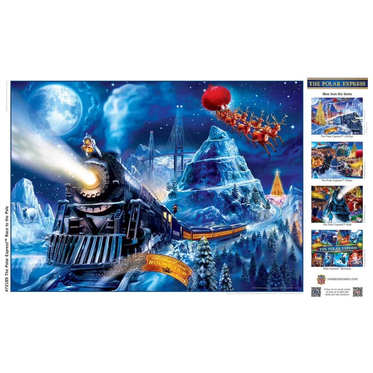 The Polar Express - Race to the Pole 1000 Piece Puzzle - Leo's Treasure Box