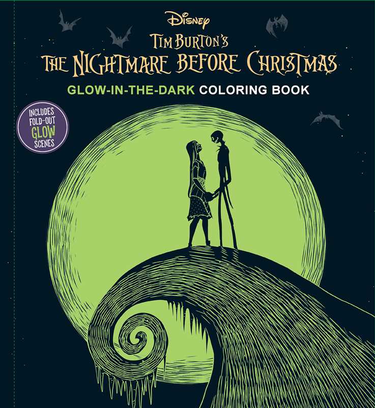 Disney Tim Burton's The Nightmare Before Christmas Glow-in-the-Dark Coloring Book by Editors of Thunder Bay Press Simon & Schuster