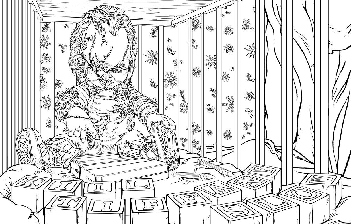 Chucky: The Official Adult Coloring Book - Leo's Treasure Box