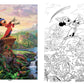 Disney Dreams Collection Thomas Kinkade Studios Coloring Book by Thomas Kinkade - Leo's Treasure Box