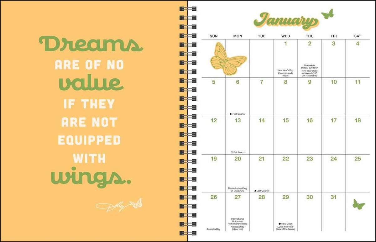 Dollyisms 2025 Softcover Monthly/Weekly Planner Calendar by Andrews McMeel Publishing