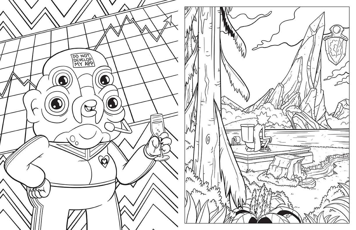 Rick and Morty: Sometimes Science Official Coloring Book