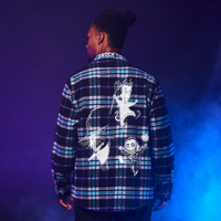 Cakeworthy Disney Nightmare Before Christmas Lock, Shock & Barrel Flannel - Leo's Treasure Box