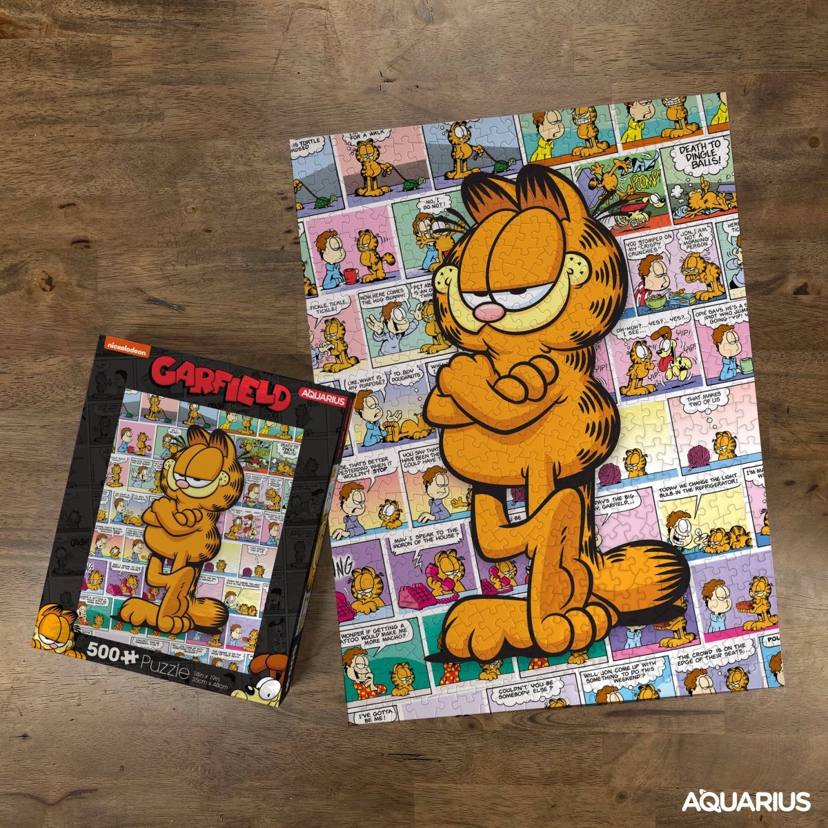 Garfield Comics 500 Piece Jigsaw Puzzle - Leo's Treasure Box