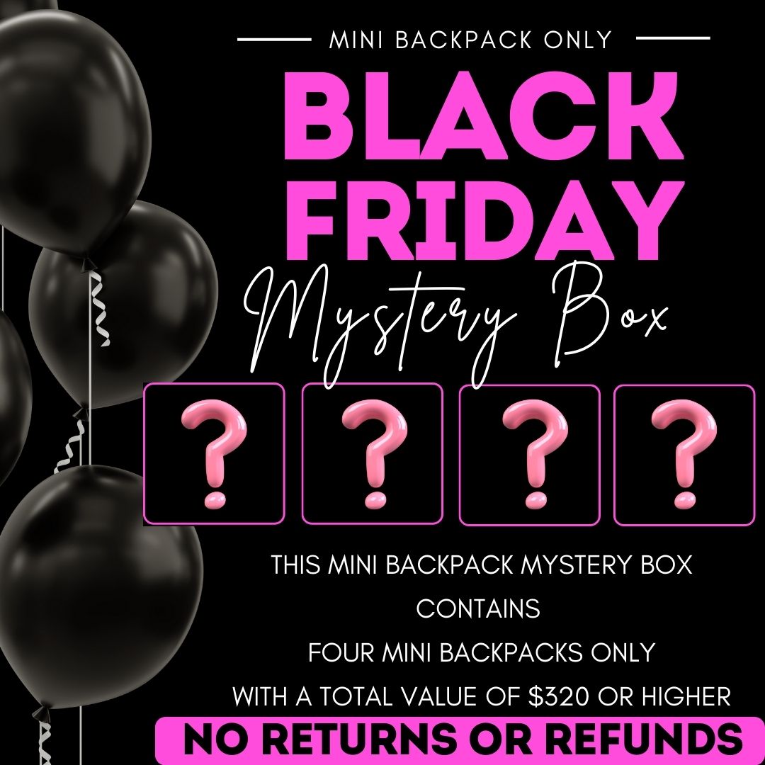 Black Friday Mystery Box Four Mini Backpacks Only