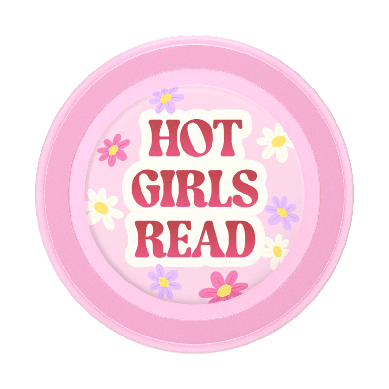 PopSockets MagSafe Phone Grip - Hot Girls Read Pink - Leo's Treasure Box