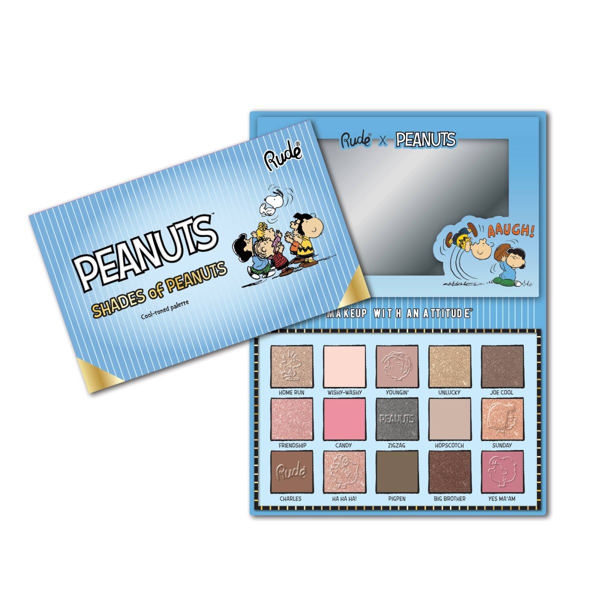 Shades of Peanuts Eyeshadow Palette - Cool-toned - Leo's Treasure Box