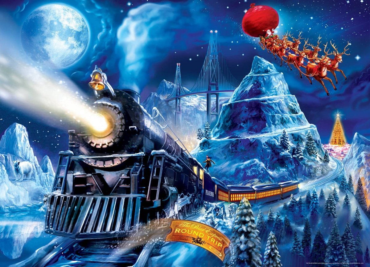 The Polar Express - Race to the Pole 1000 Piece Puzzle - Leo's Treasure Box