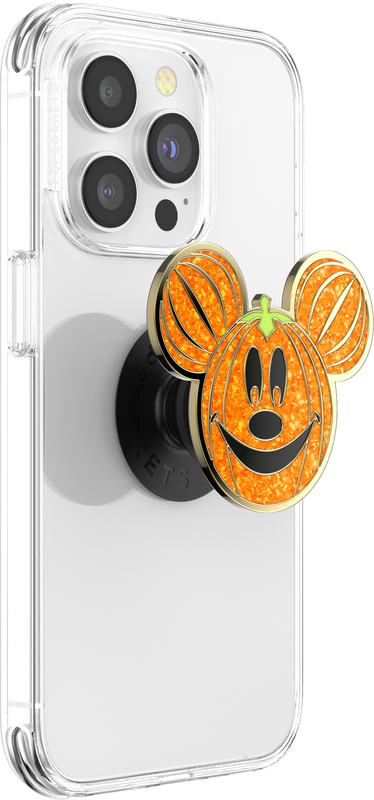 PopSockets Enamel Glitter Mickey Pumpkin - Leo's Treasure Box