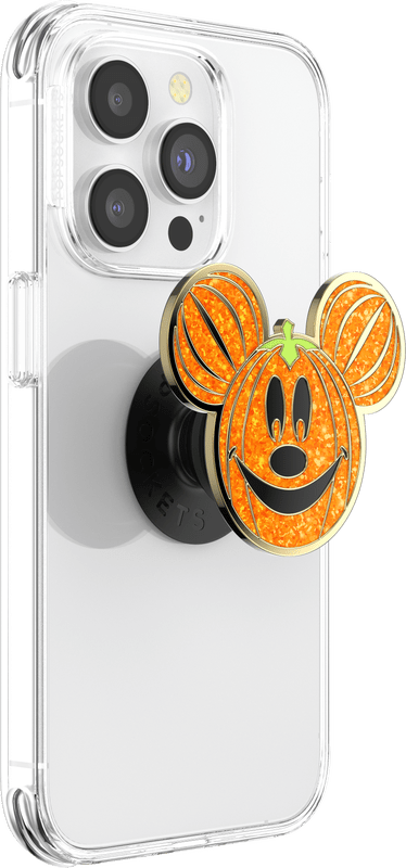 PopSockets Enamel Glitter Mickey Pumpkin - Leo's Treasure Box