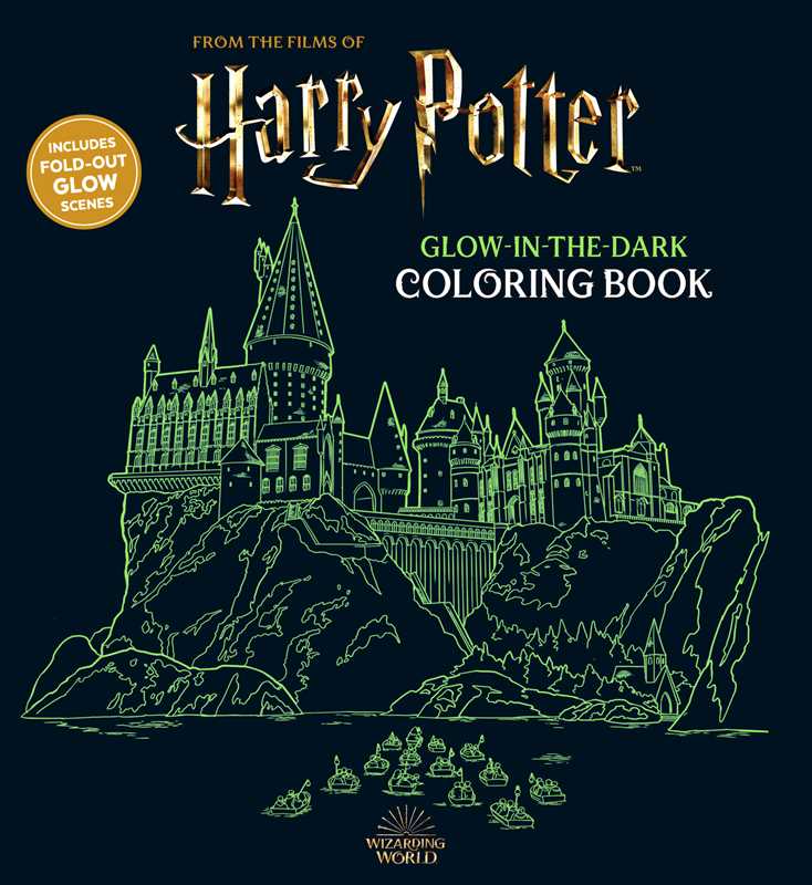 Harry Potter Glow in the Dark Coloring Book by Editors of Thunder Bay Press - Leo's Treasure Box