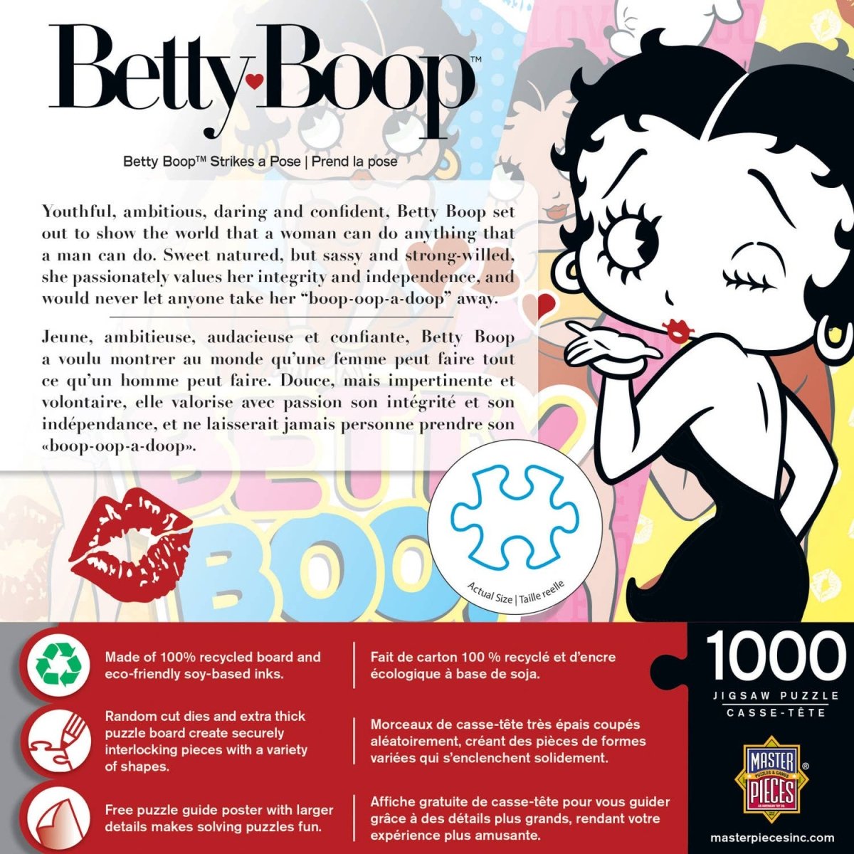 Betty Boop - Strikes a Pose 1000 Piece Puzzle - Leo's Treasure Box