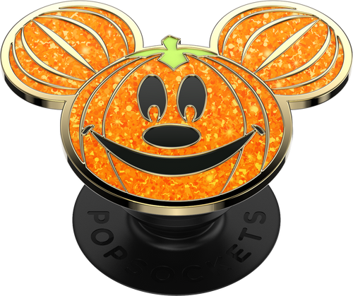 PopSockets Enamel Glitter Mickey Pumpkin - Leo's Treasure Box