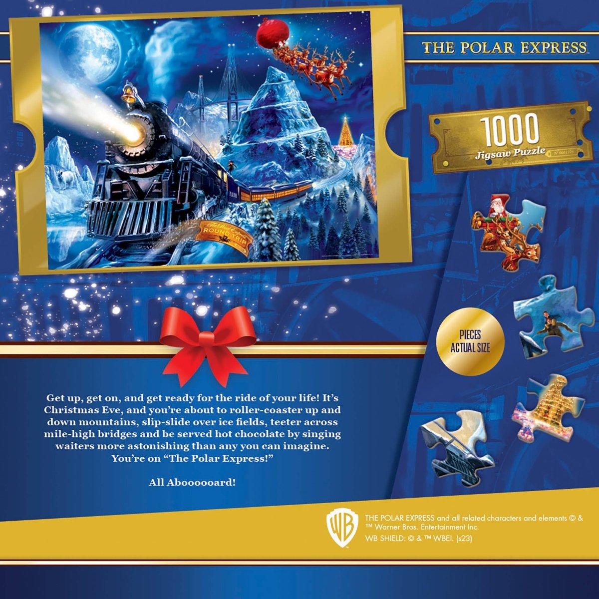 The Polar Express - Race to the Pole 1000 Piece Puzzle - Leo's Treasure Box
