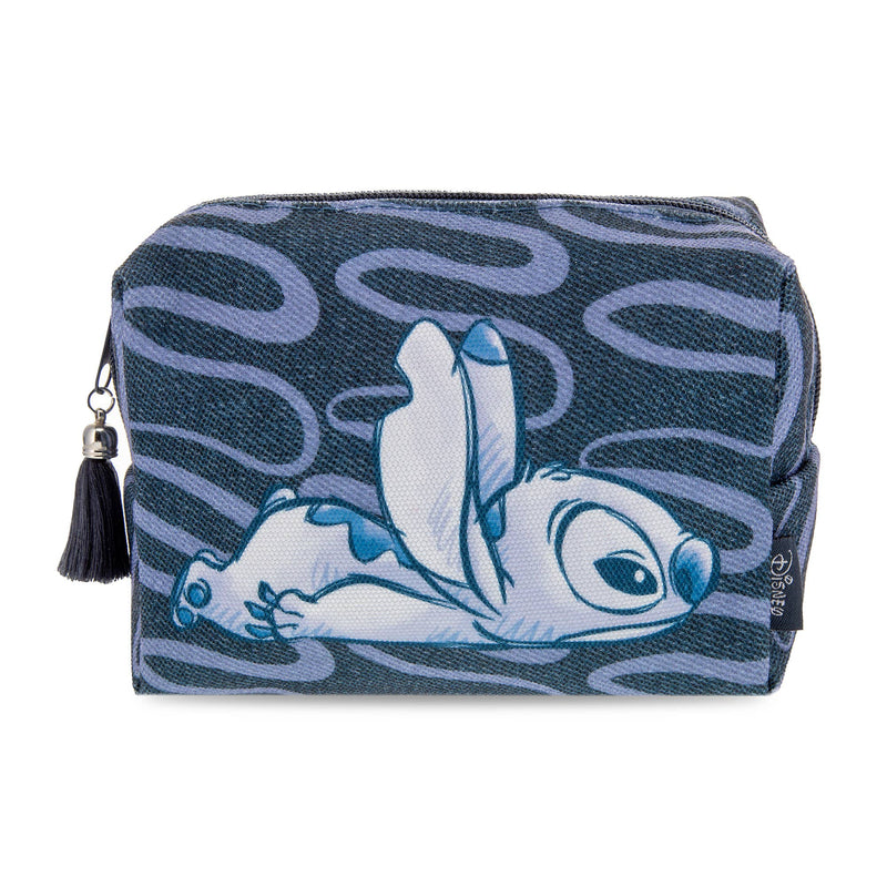 Mad Beauty Disney Stitch Denim Cosmetic Bag
