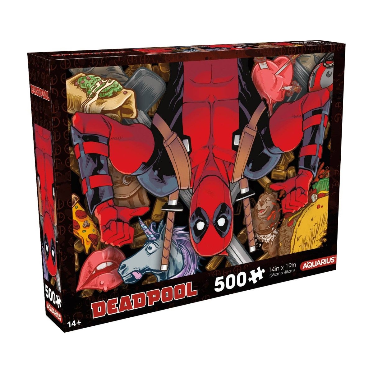 Marvel Deadpool Collage 500 Piece Jigsaw Puzzle - Leo's Treasure Box