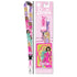 Barbie-themed lanyard with packaging on a white background