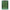 Decorative green and black card with various symbols on a transparent background