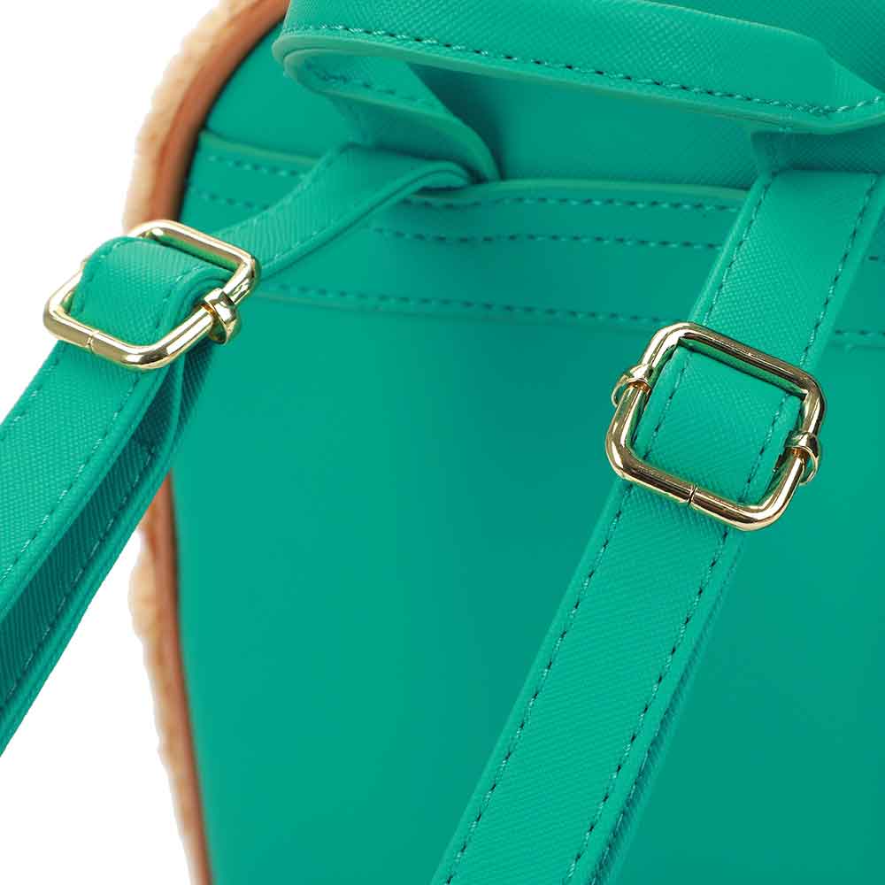 Portafoglio con cerniera medio Lady Pelle di agnello Cannage blu