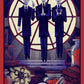 Tarot card titled 'Death' with three figures in suits and a red border.