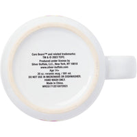 Care Bears “Positive Vibes” Glitter Ceramic Camper Mug Featuring Cheer Bear – 20oz - Leo's Treasure Box