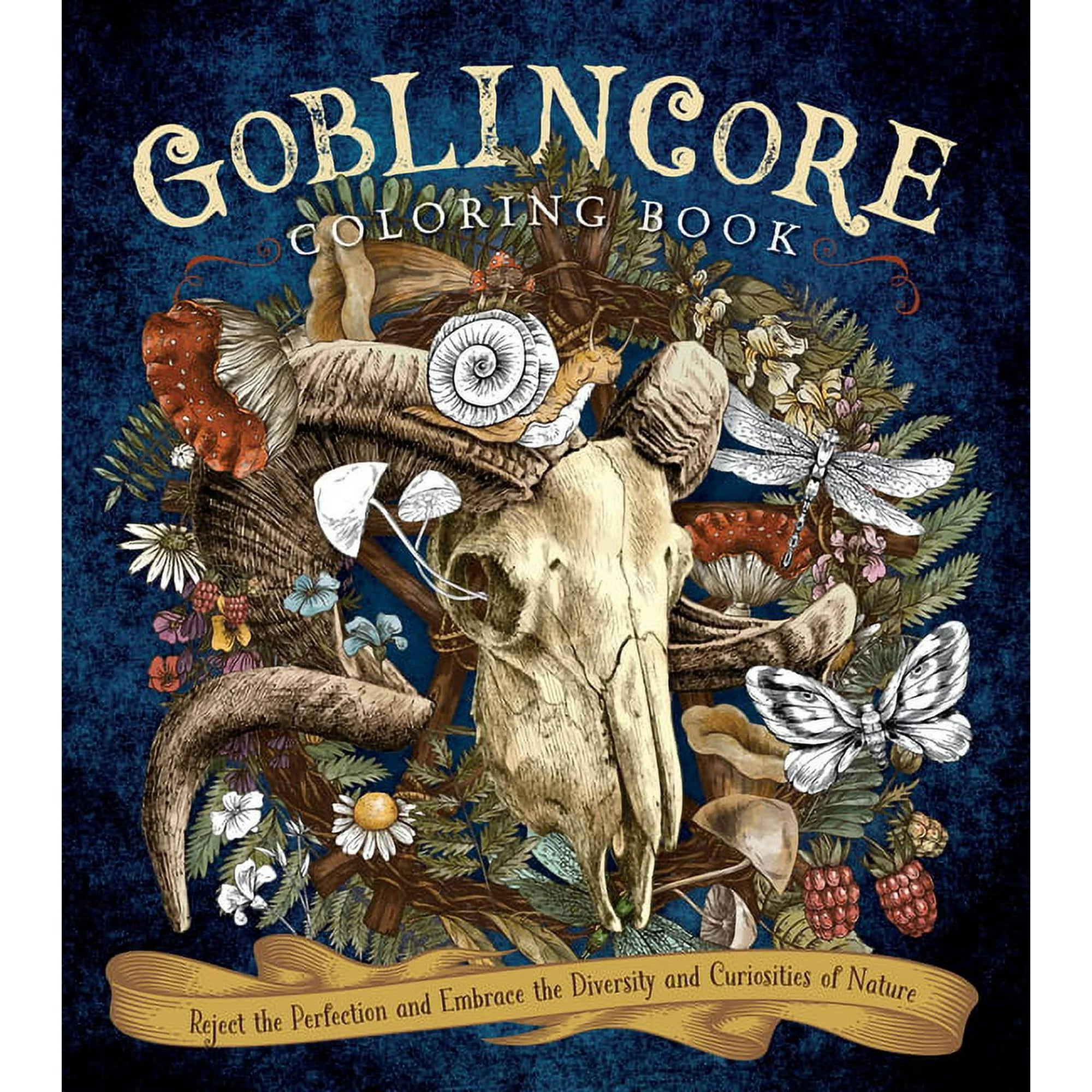 Chartwell Coloring Books: Goblincore Coloring Book - Leo's Treasure Box