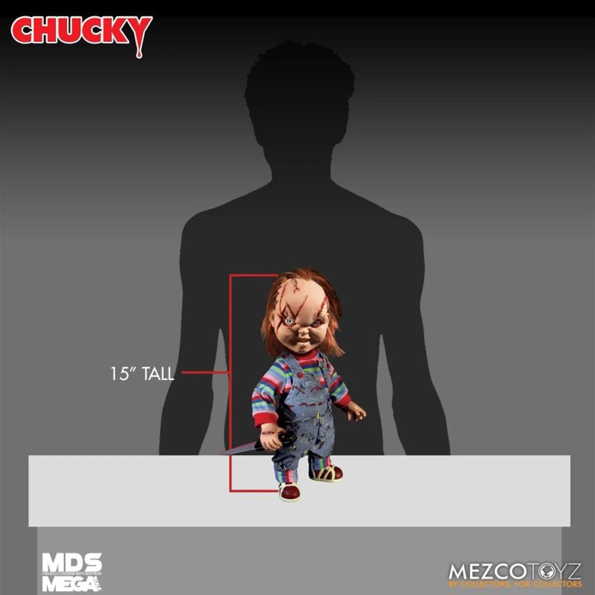 Child's Play Chucky Talking Mega-Scale 15-Inch Doll - Leo's Treasure Box