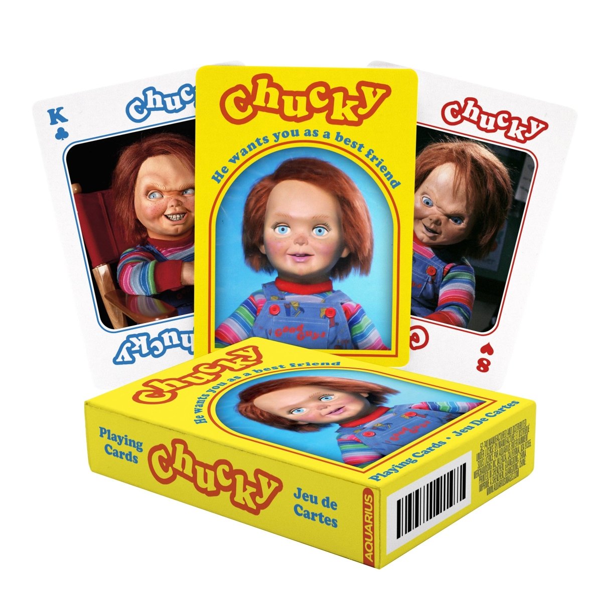Chucky playing cards – horror-themed deck for collectors and fans