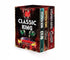 Stephen King book collection with a red car and green eyes design on the cover.