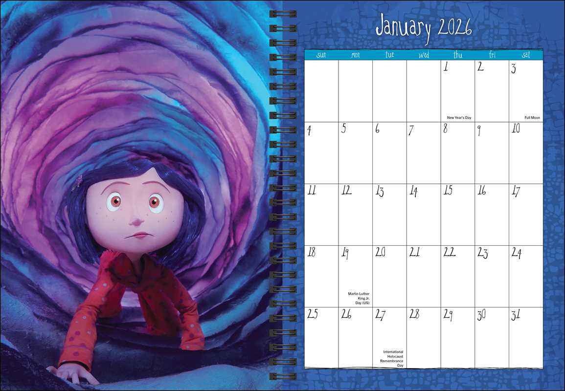 Coraline 2026 Planner Calendar (Includes Stickers) by LLC, Laika