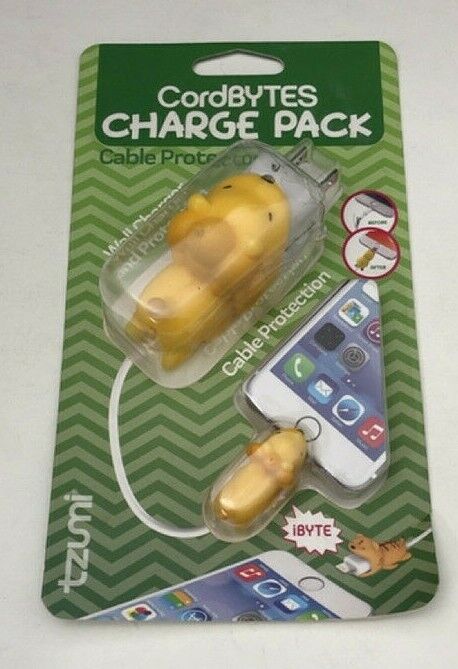 Cord Bytes Charge Pack Cable Protector, Lion - Leo's Treasure Box